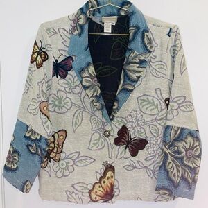 Butterfly Blazer by Coldwater Creek - Size PM